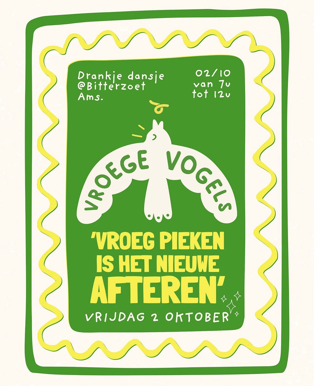 Vroege Vogels (25+) — Bitterzoet, Amsterdam