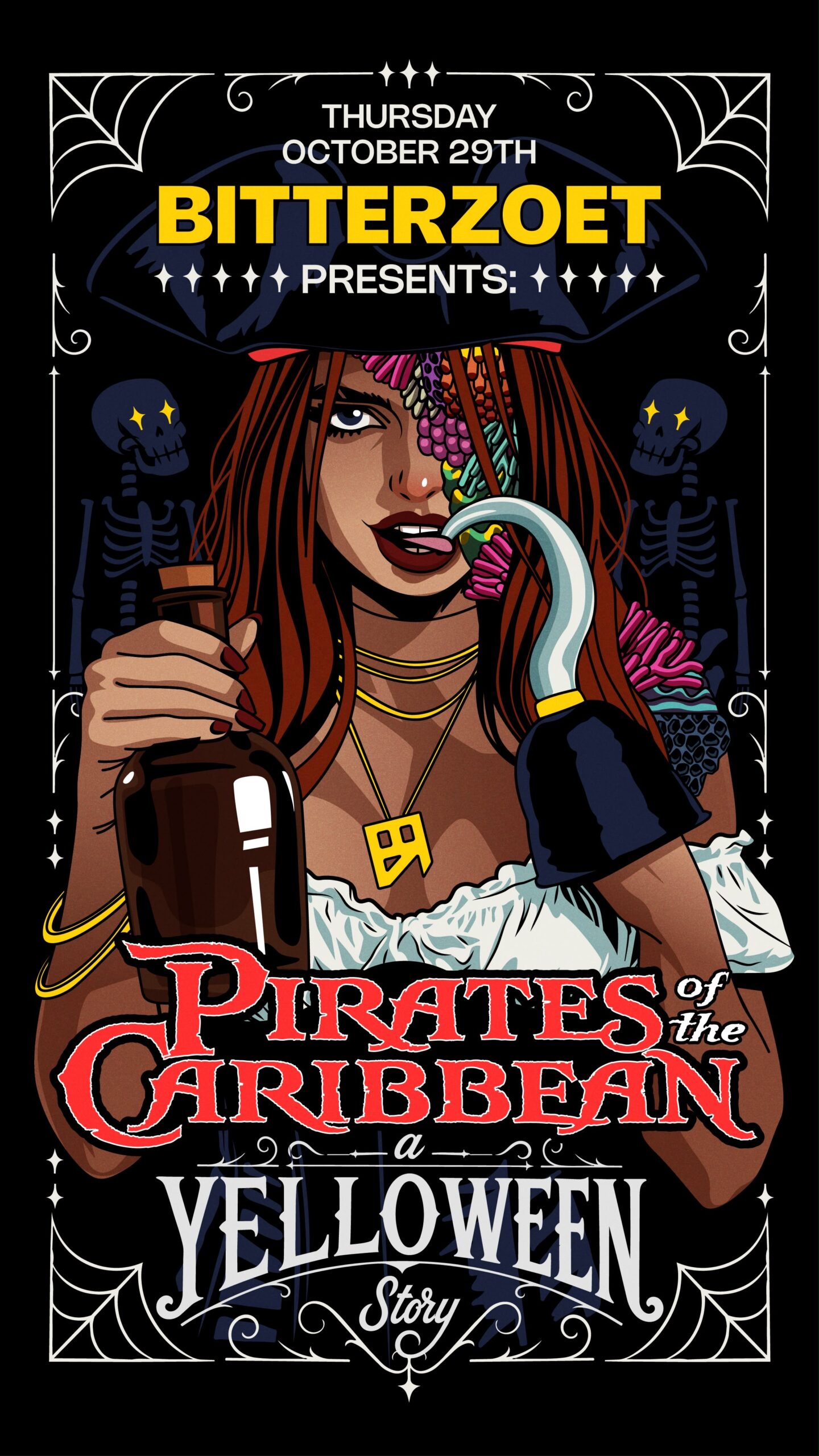 A Yelloween Story: Pirates of the Caribbean — Bitterzoet, Amsterdam